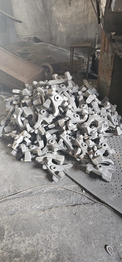 Raw castings ready for machining