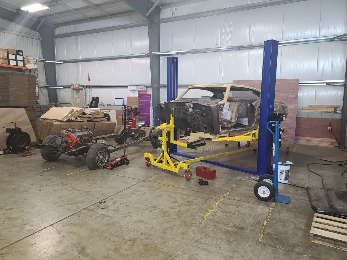 Mid-build project on the lift